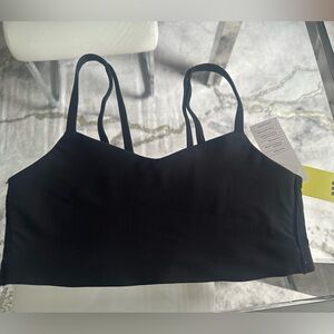 Black sports bra